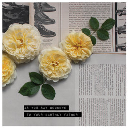 Greeting Card - Sympathy -  Floral Pages