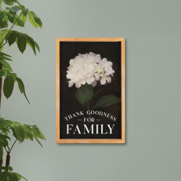 Thank Goodness For Family Framed Art