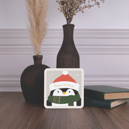 Christmas Ceramic Mini Sign - Happy Holidays