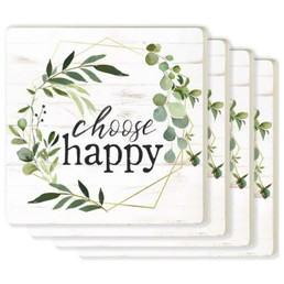 Coasters Set - Choose Happy
