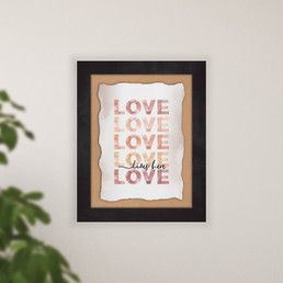 Love Lives Here Ornate Decor