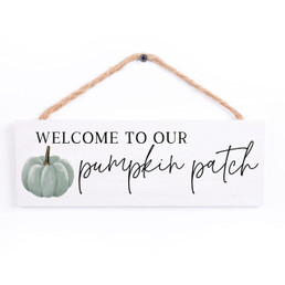 String Sign - Welcome To Our Pumpkin Patch
