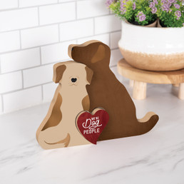 We're Dog People Nested Shape Decor