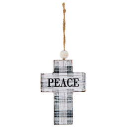 Plaid Cross - Peace