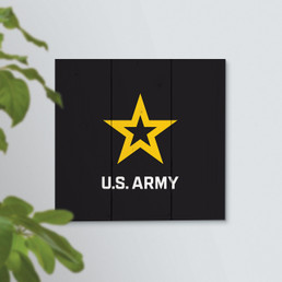 Army Logo Pallet Decor