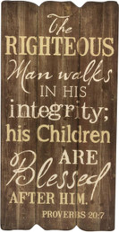 Small Fence Post  - The Righteous Man