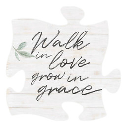 Puzzle Piece Walk in Love Grow