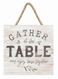 Pallet Sign - Gather at The Table