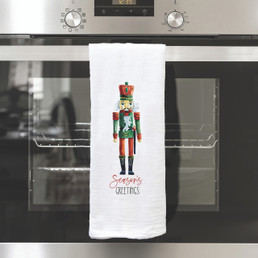 Christmas Tea Towel - Season's Greetings