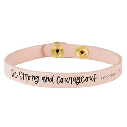 Simply Faith Snap Bracelet - Be Strong & Courageous