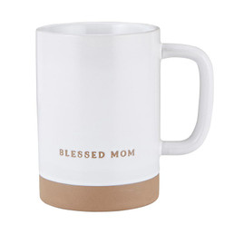 Blessed mom teacup and saucer