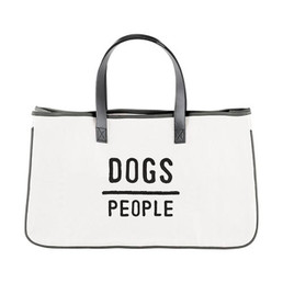 Face to Face Canvas Tote - Dogs/ People