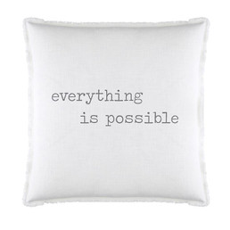 Face to Face Euro Pillowcase - Everything Is Possible