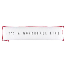 Face to Face Long Lumbar Pillowcase - It's a Wonderful Life