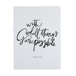 With God All Things are Possible - Journal