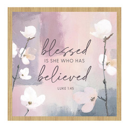 5x5 Tabletop Plaque - Blessed is She