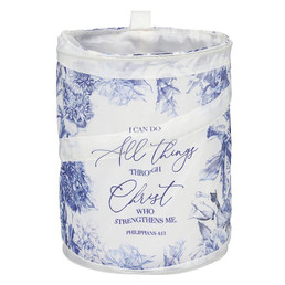 Pop Up Trash Can - Phillipians 4:13