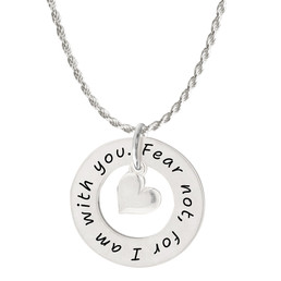 Psalm 16:8 Circle Necklace - Divine Protection