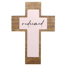 Redeemed Pop Out Wall Cross - Cross of Love & Faith
