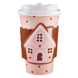 Paper To-Go Cups - Gingerbread House - 8ct