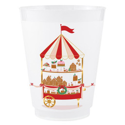 Frost Cups - Gingerbread Cart - 8ct