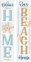 Porch Sign - Reversible Welcome Home - Our Beach House