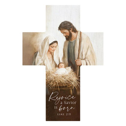 Holy Family Table Cross - Rejoice a Savior