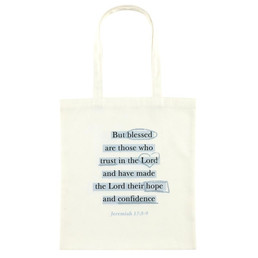 Notes Of Hope Canvas Tote - But Blessed Are Those Who