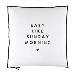 Euro Pillowcase- Easy Like A Sunday Morning