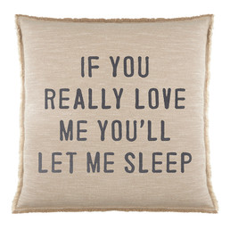Face to Face Euro Pillow - Let Me Sleep