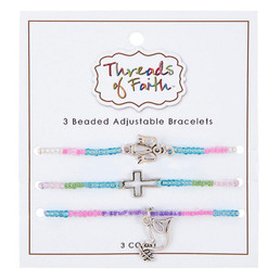 Asst Beaded Bracelet Set of 3