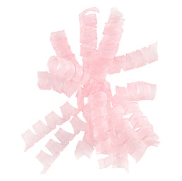 CURLY SHEER BOW PINK 19118-01KHL