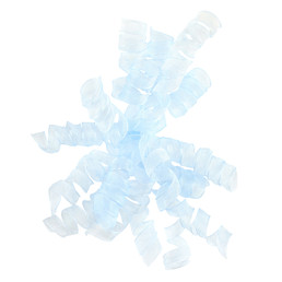 CURLY SHEER BOW BABY BLUE 19118-10KHL