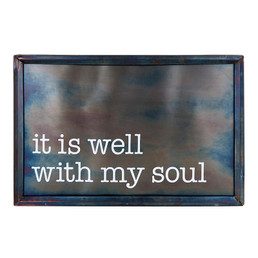 Metal Wall Art - It is Well - Small