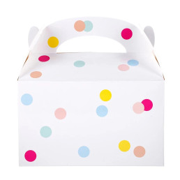 Paper Treat Box - Confetti - Set of 6