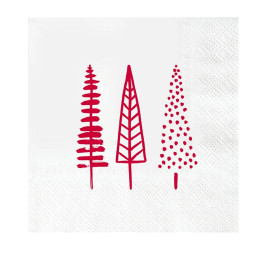Face to Face Cocktail Napkins - Trees