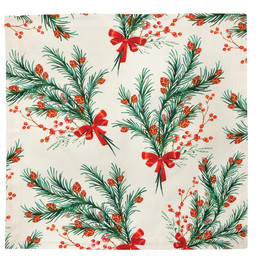 Festive Pine Napkins - Set of 4