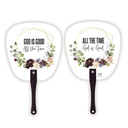 God is Good All the Time Hand Fan - 24/pk