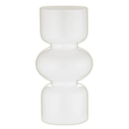 Glass Bubble Vase - Large - White