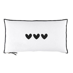 Lumbar Pillowcase - Hearts