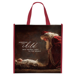 Kneeling Santa Tote