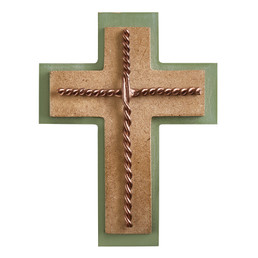Blue Nailed Cross
