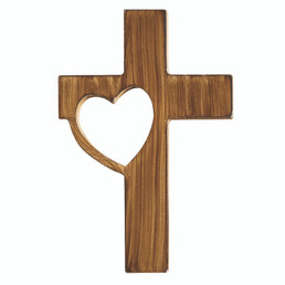 Table Top Heart Cross