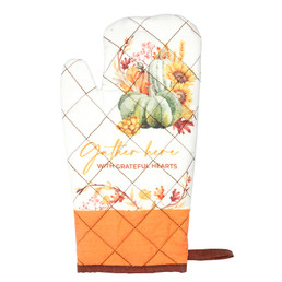 Grateful Heart - Oven mitt + Pot Holder