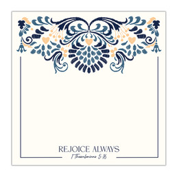 Sticky Note Pad - Rejoice Always