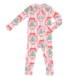 Cozy Romper - Vintage Christmas Tree