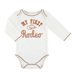 Long Sleeve Snapshirt - My First Rodeo