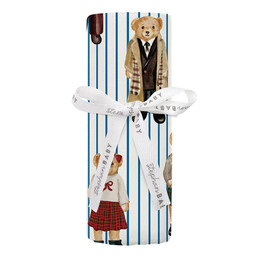 Blanket - Bear with Blue Stripes