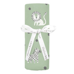Blanket - Green Animals