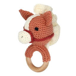 Knit Rattle - Horse